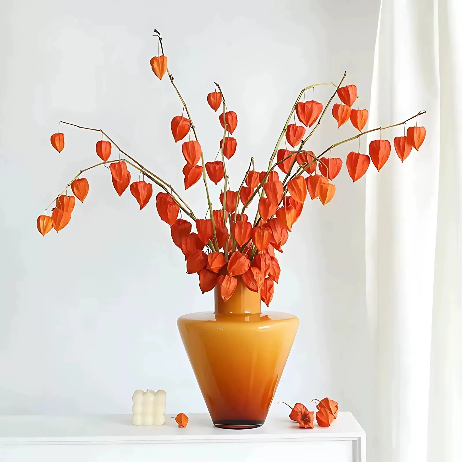 Medieval creative glass vase unique high-end,luxurious home decor living room,entrance hall, water cultivated arrangement