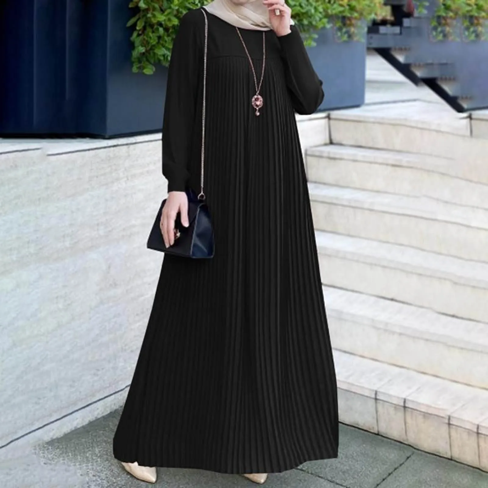 Autumn Dress Elegant Prom Gown Maxi Dress 2024 Women Muslim Abaya Dubai Long Sleeve Fashion A Line Robe Femme Islam Clothing