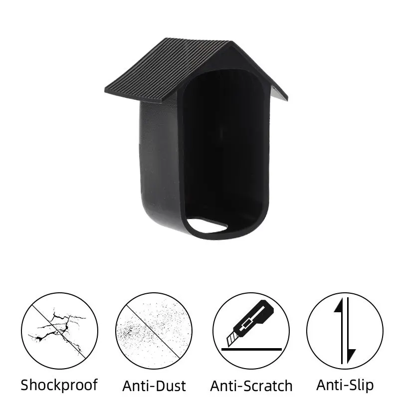 Full Protection Silicone Case for EufyCam 2C / 2C Pro Weatherproof Security Camera Cover Anti-Scratch Sun Shade Roof