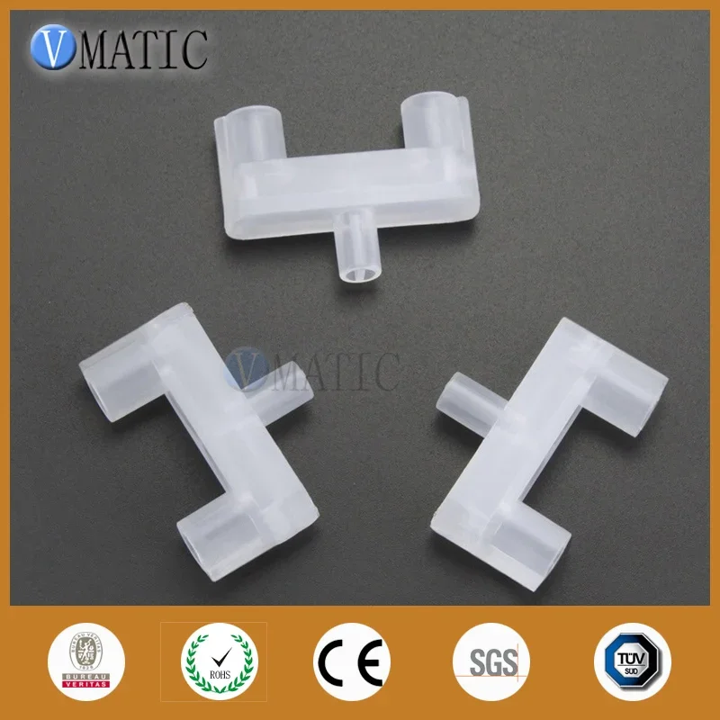 Plastic Shut Off Barbed Quick Connect Static Mixer 3 Way Valve Adapter 50pcs