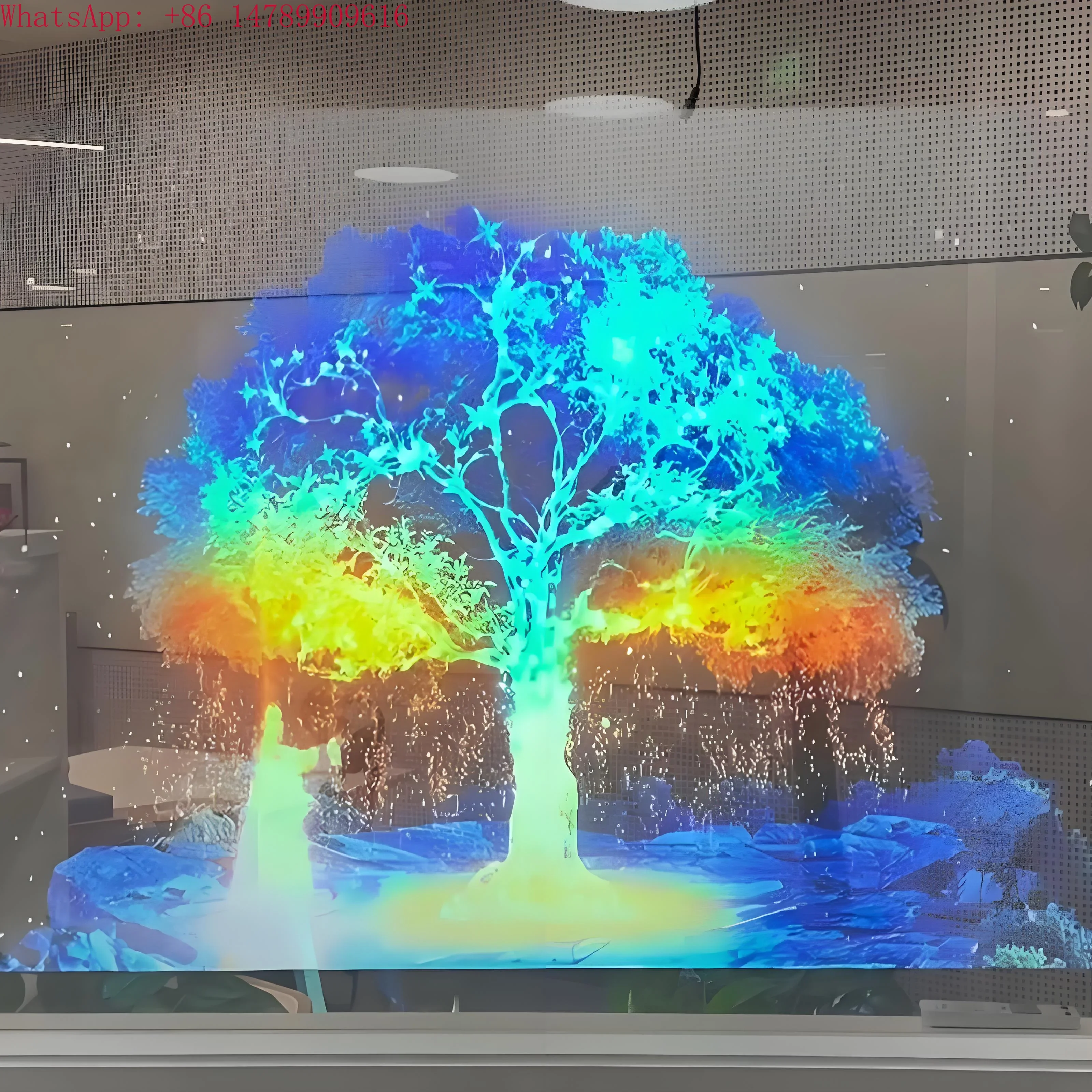 

P6 LED Transparent Film Display Panel Colorful Screen for Self-Service Business Best Quality Indoor P6 Shopping Mall