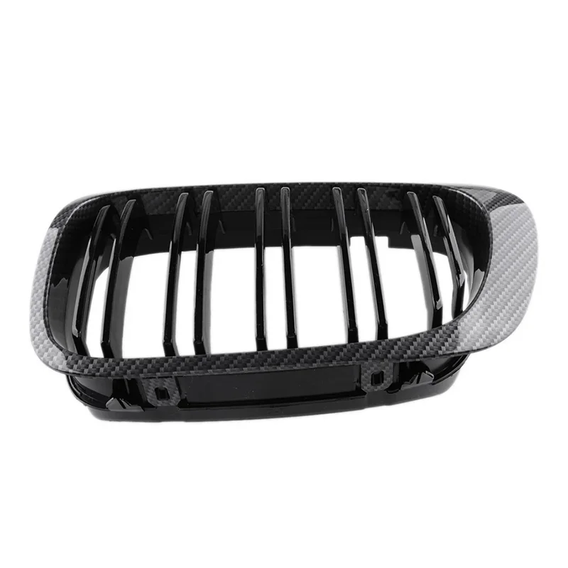 

Front Bumper Kidney Grill Spare Parts Dual Slat Grilles For BMW E46 1999-2006 3 Series 2Dr Carbon Fiber-A61E