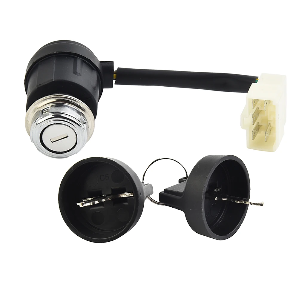 Professional Replacement Ignition Key Switch Keys New Nice Uesful 178F/186F Diesel Engine Tiller 2keys 5 Wires
