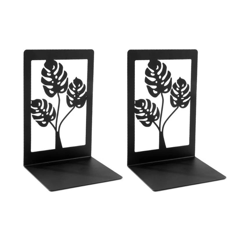 Bookends hojas huecas Bookends escritorio pesado Libro libros decorativos Libros decorativos Stoppers