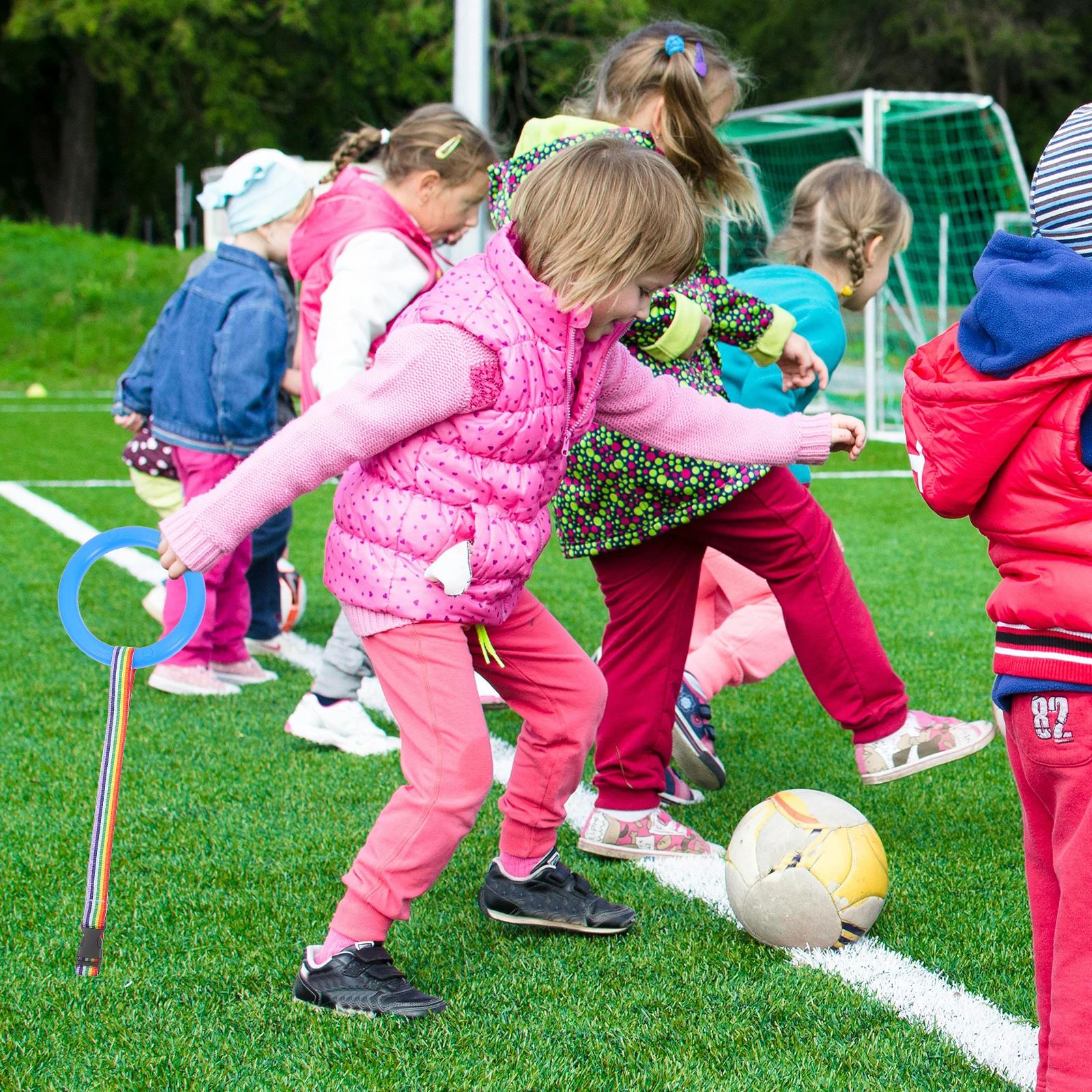 6 Stück Vorschul-Gehseil-Sicherheitsleine für Kinder, Anti-Verlust-Gurt für Gruppenausflüge, Parkwanderungen, Klassenzimmer