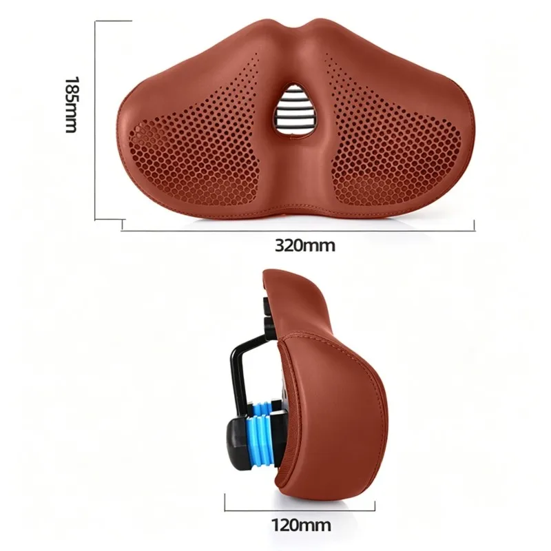 【travel-essential】fmfxtra-breathable-waterproof-padded-mountain-bike-seat-enlarged-and-thickened-cushion-noseless-design-for-pel