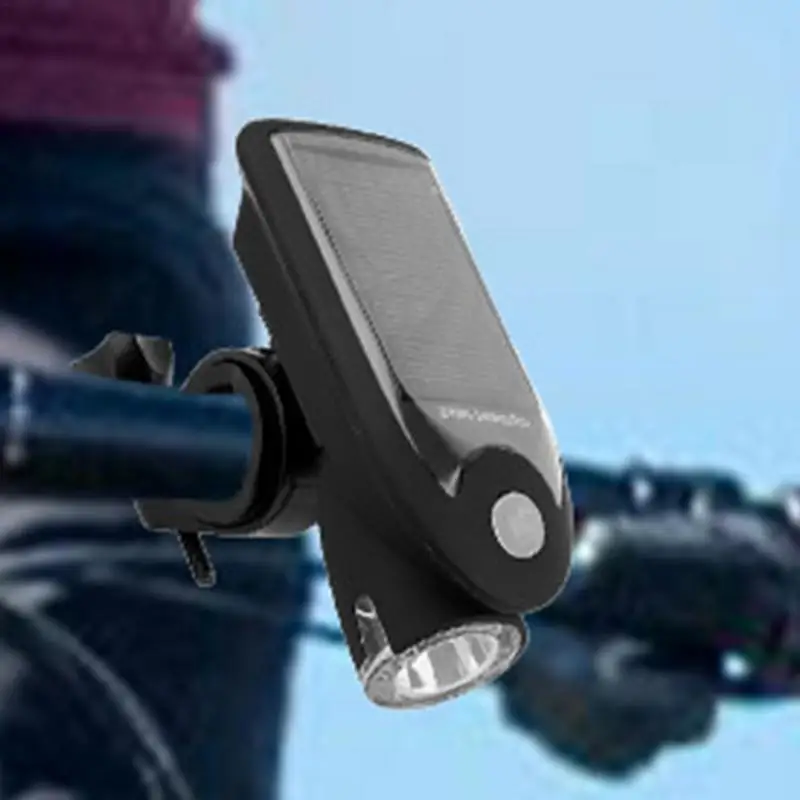 ไฟจักรยานสําหรับขี่กลางคืน 3 โหมดไฟขี่จักรยานพลังงานแสงอาทิตย์ไฟหน้าจักรยานเสือภูเขาจักรยานแบบปรับได้ไฟชาร์จพลังงานแสงอาทิตย์