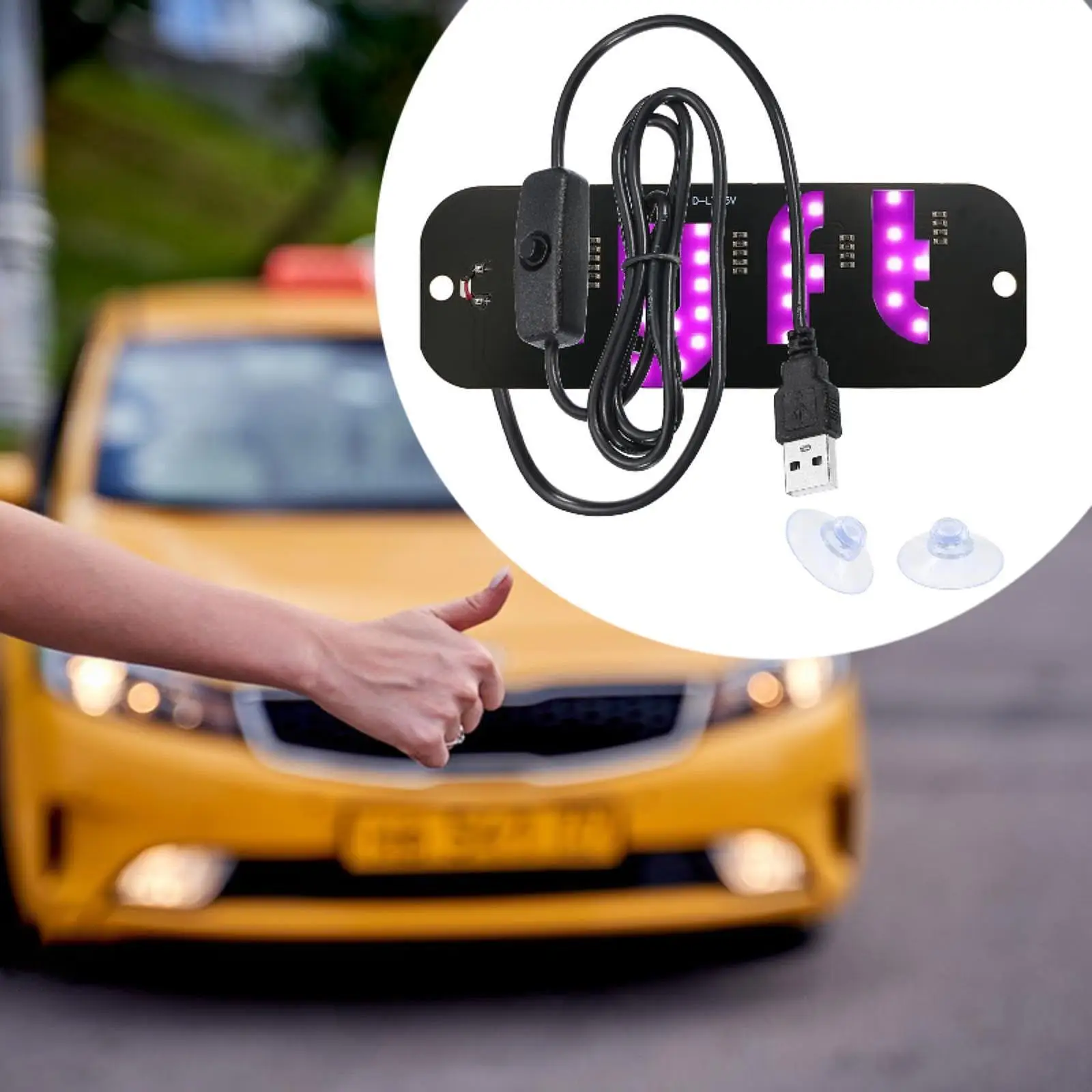 

LED Light Signs for Car Multifunctional for Restaurant Hotel Party