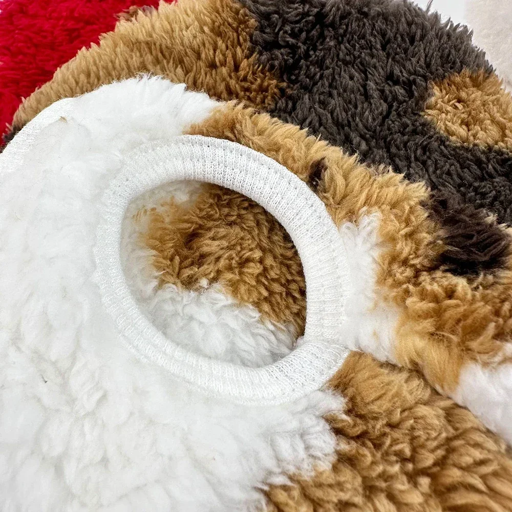3XL-9XL Dog Sweater for Large Dogs Cute Bear Dog Hoodie Soft Double-Sided Plush Fleece Big Dog Clothes Winter Fuzzy Sleepwear