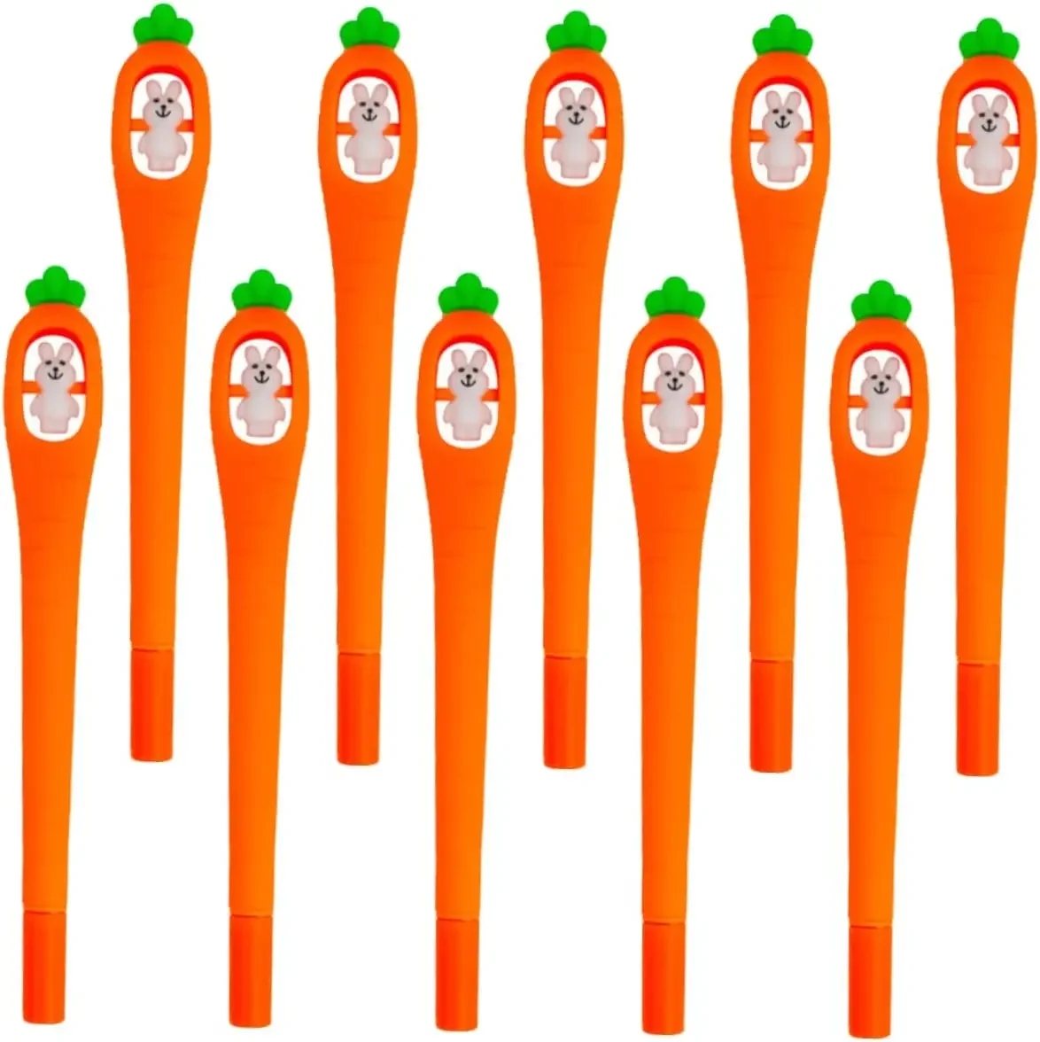 36Pcs Wholesale novelty student writing carrot styling gender-neutral pen school teacher student writing stationery supplies