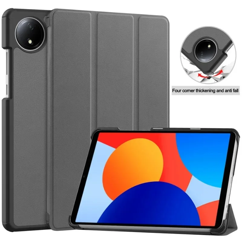 Funda con tapa triplegable para Xiaomi Redmi Pad SE, carcasa con soporte, 8,7 pulgadas, 2024 pulgadas, 8,7 pulgadas