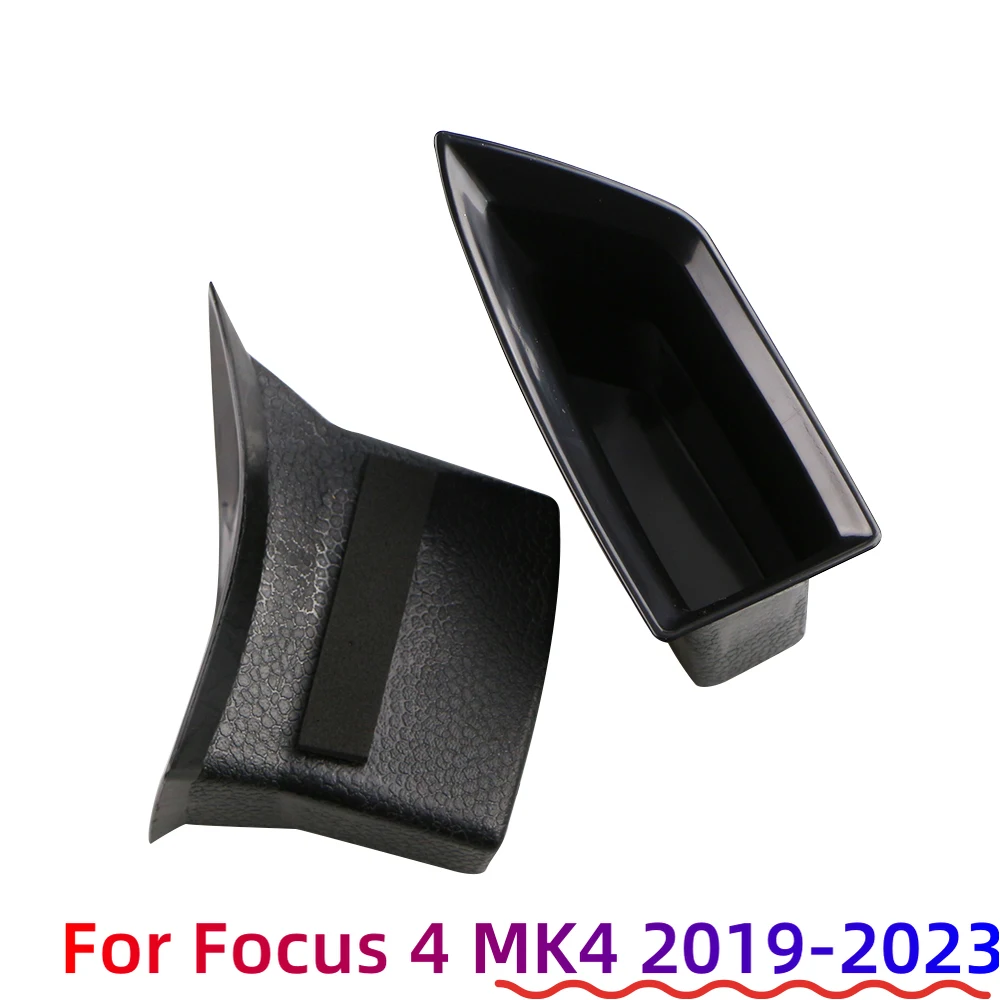 Car Door Armrest Storage Box for Ford Focus 4 MK4 2019-2023 LHD Handle Container Organizer Stowing Accessories 2pcs