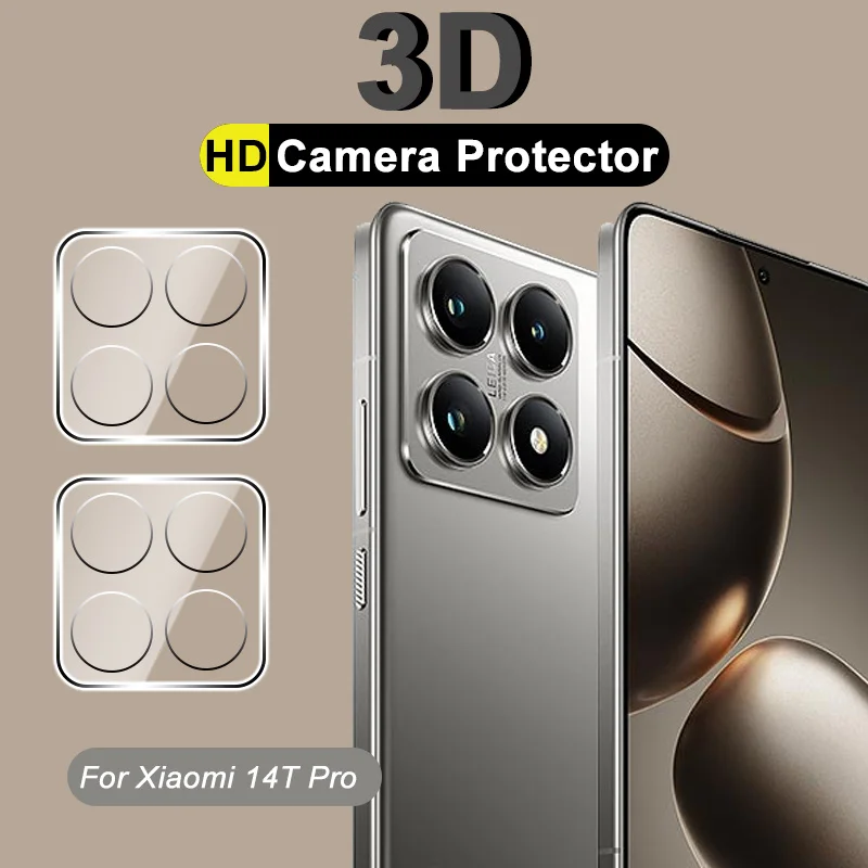 2pcs Xiaomi14TPro 3D Lens Tempered Glass For XIaomi 14T Pro Lens Protect xaomi Xiaomi14TPro 14TPro All Camera Screen Protector