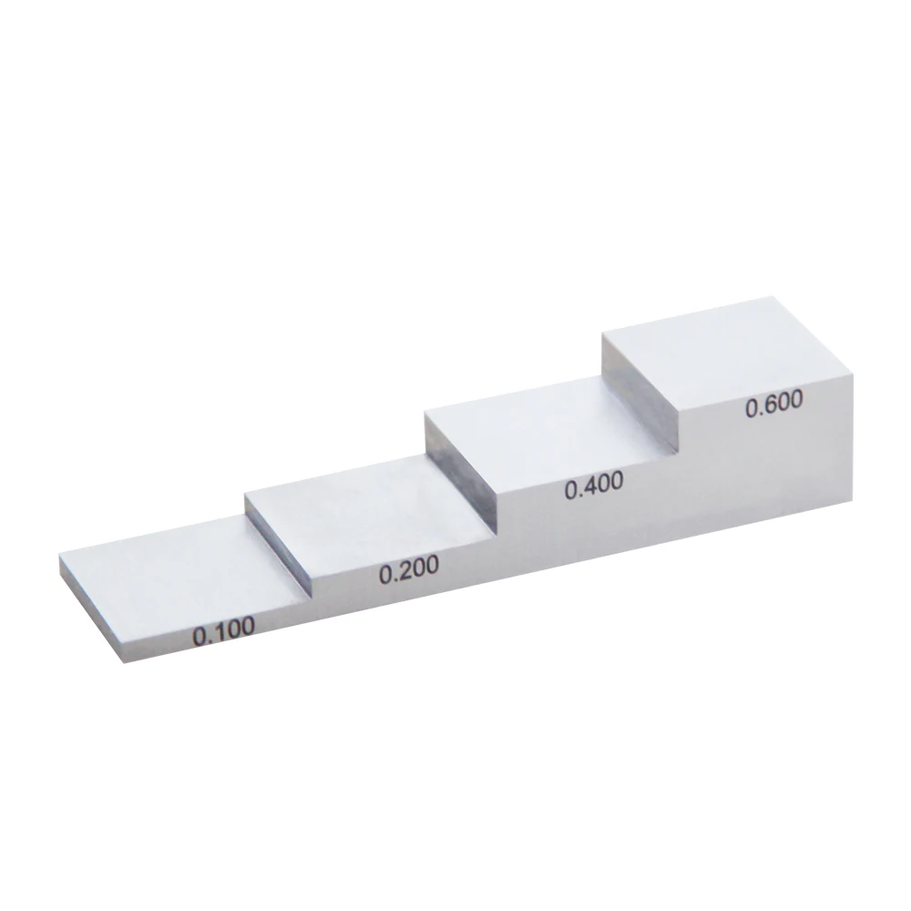 

Step Calibration Block for Ultrasonic Thickness Gauge