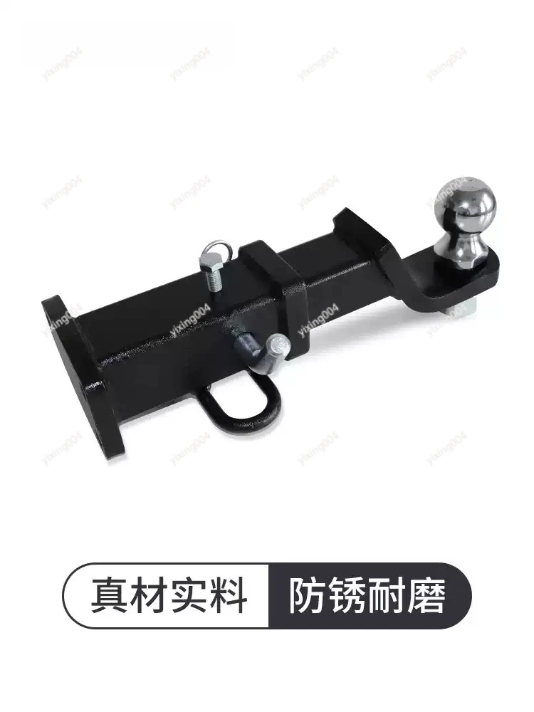 Car Tow Hook Ball Head, Off-road Trailer Hitch Bumper for RV Yacht Towing Accessory