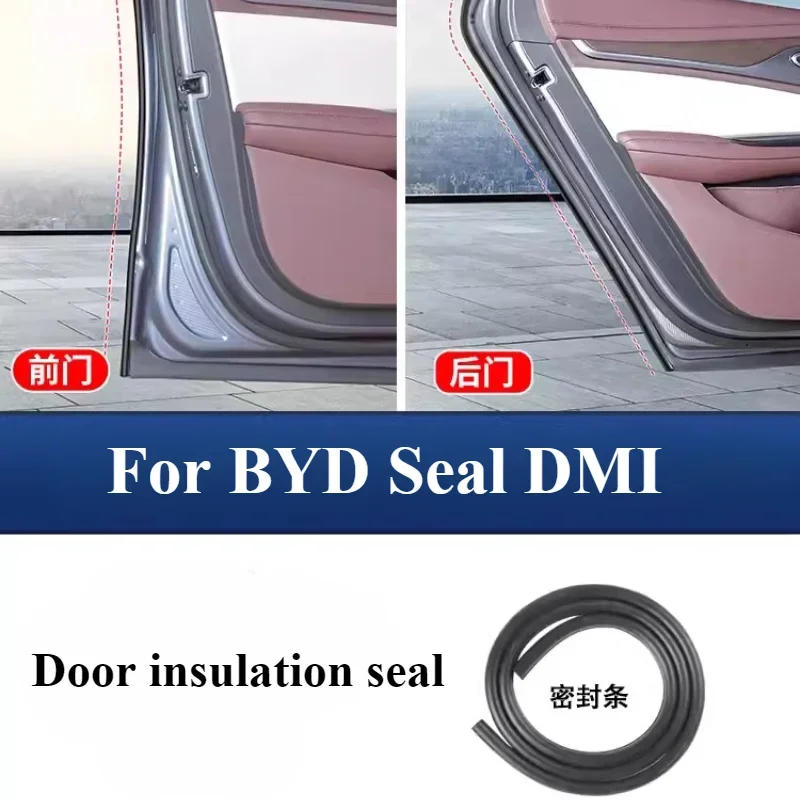 For BYD Seal DMI Door Sealing Strip Sound Insulation Tape Machine Cover Trunk Noise Reductiondust Preventioncar Modification