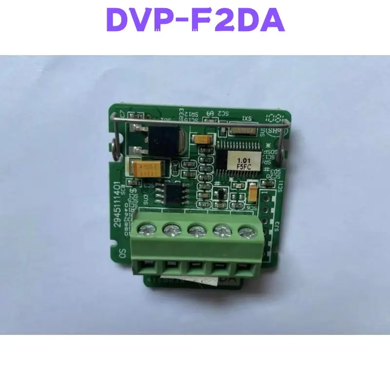 Second-hand DVP-F2DA PLC Expansion Card Tested OK