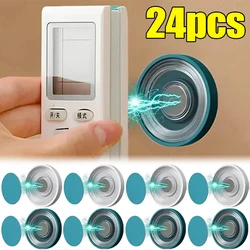 2-24pcs Strong Magnetic Hooks Wall Mount Anti-Lost Magnet Storage Holders for Remote Control Fridge Sticker Home Organizer Hook