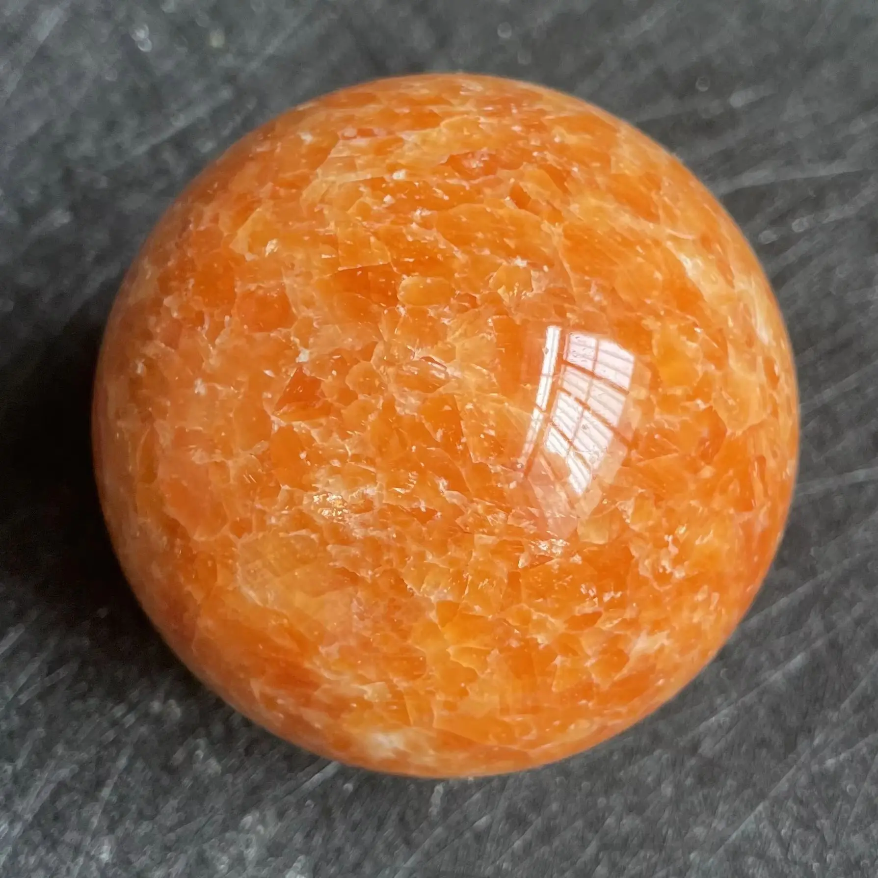 

Natural Stone Sunstone Crystal Ball Polished Quartz Sphere Decoration Rock Gift Reiki Healing