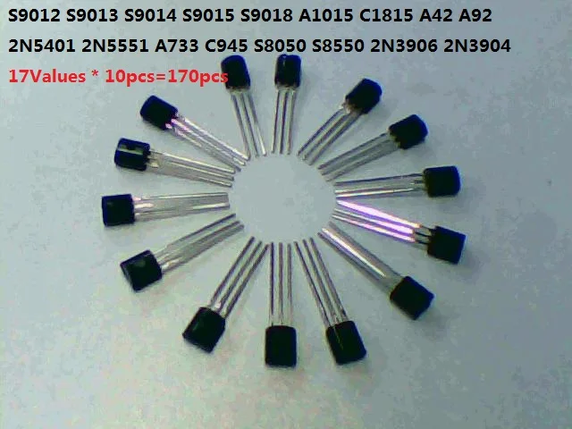 17Values*10Pcs=170P…