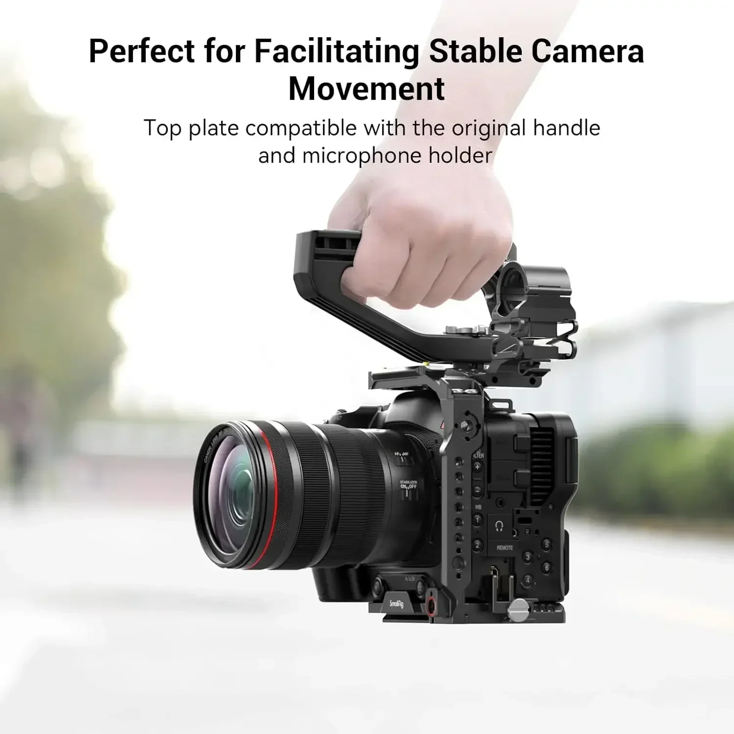 2026 SmallRig Camera Cage Handheld Kit For EOS C70 For Canon With NATO Top Handle Locating Holes