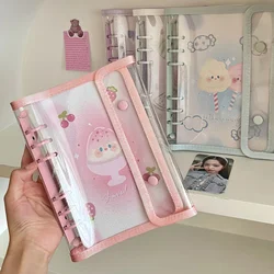 A6 Kpop Binder Photocard Holder Idol Photo Album Photocards Collect Book Picture Albums Scrapbook Journal Notebook Card Binders