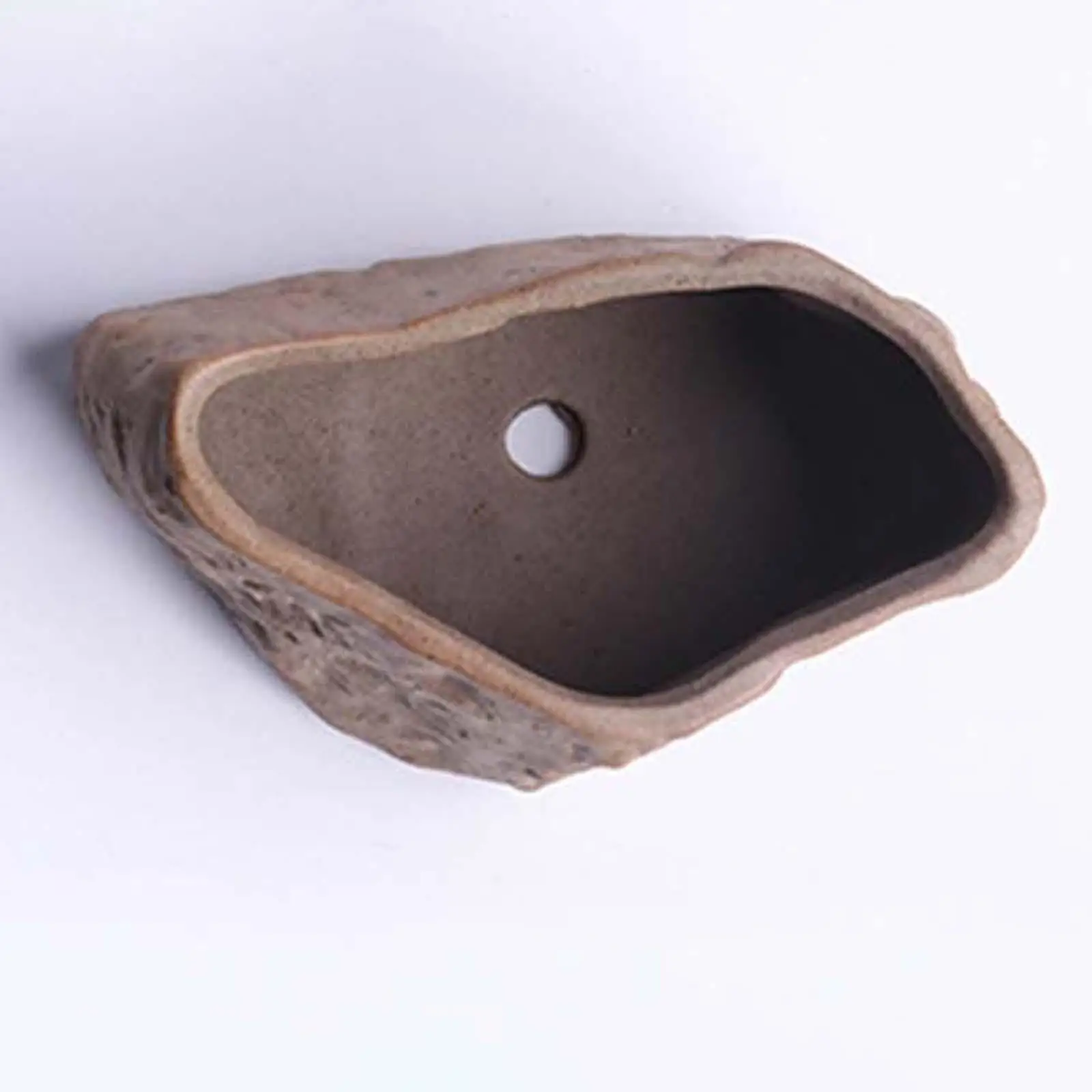 Ceramic Flower Pot Bonsai Planters with Drainage Hole Sturdy Plants Holders Plant Containers for Table Office Holiday Garden