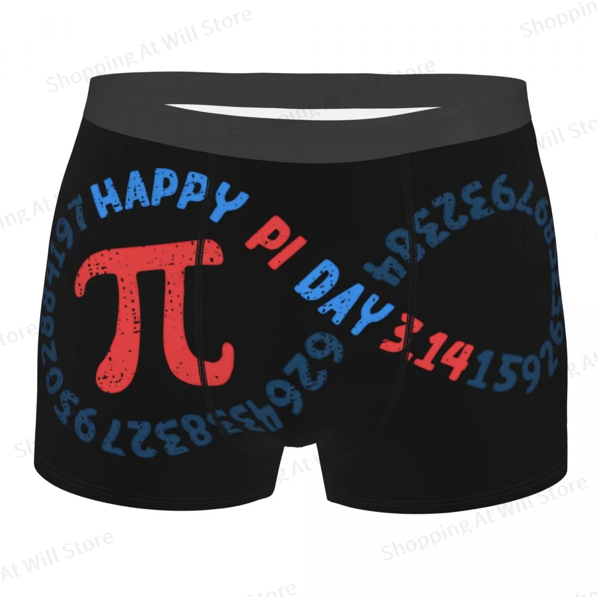 

Infinity Math Pi Symbol Man's Boxer Briefs Highly Breathable Underpants Top Quality Print Shorts Gift Idea