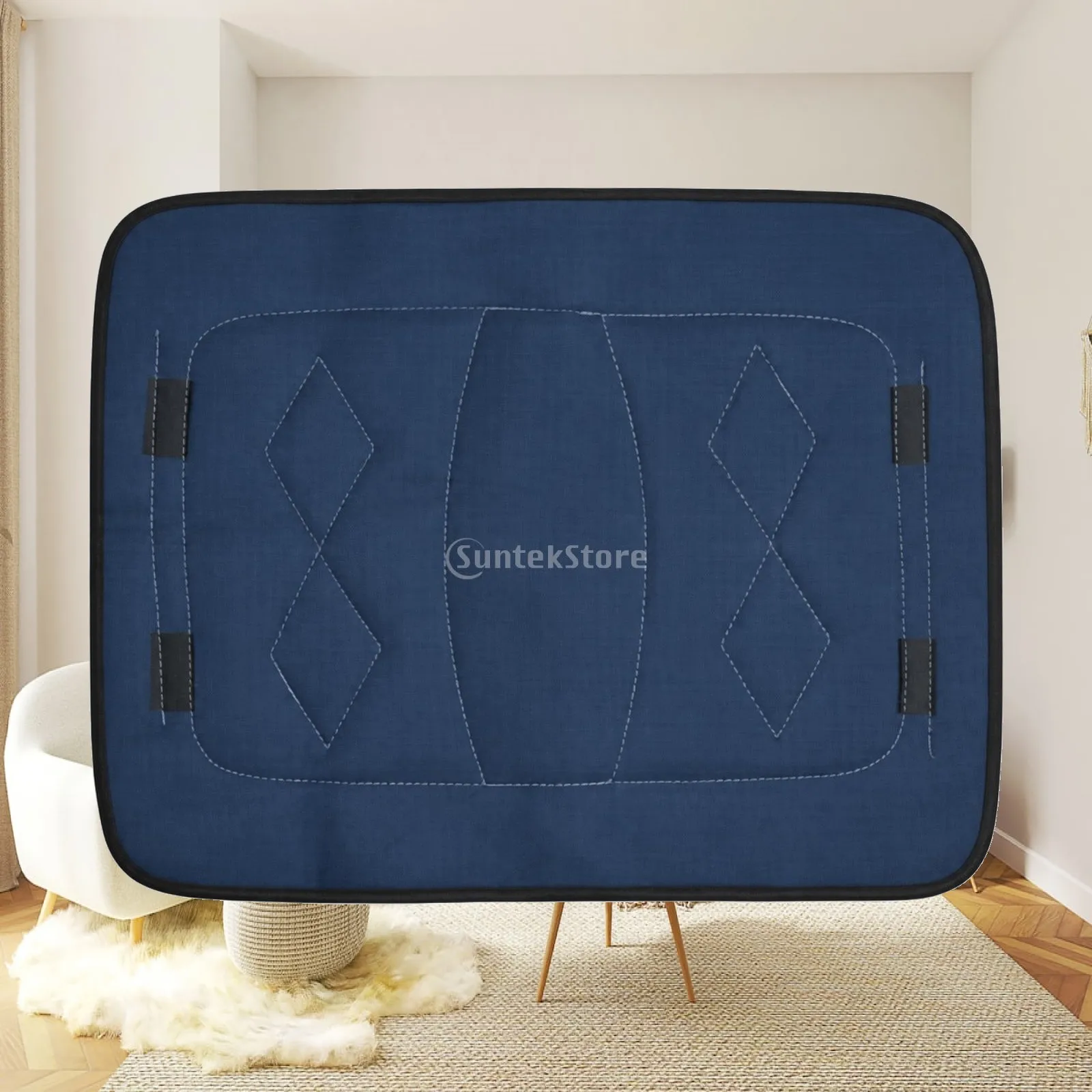 Quilted Saddle Pad with Securing Tabs Long-Lasting English Saddle Pad Equestrian Equipment Non-Slip Numnah Premium