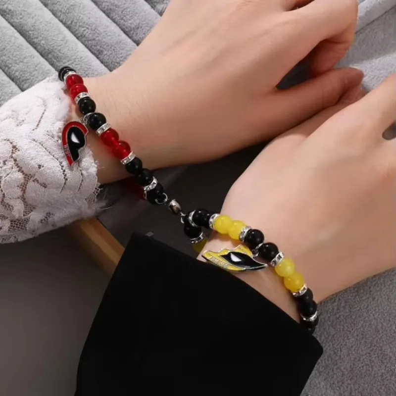 Deadpool Friendship Bracelets, Best Friend Bff, Halloween, Christmas, Matching Rope, Beads Chain, Couples Bracelets, New