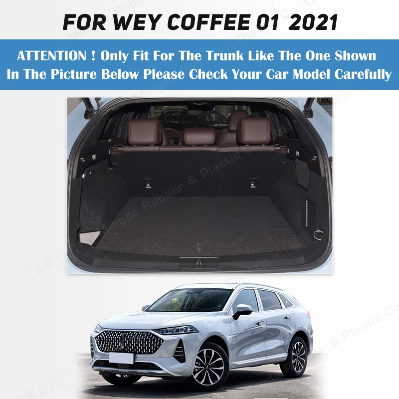 Car Trunk Mat For WEY Coffee 01 2021 Custom Car Accessories Auto Interior Decoration