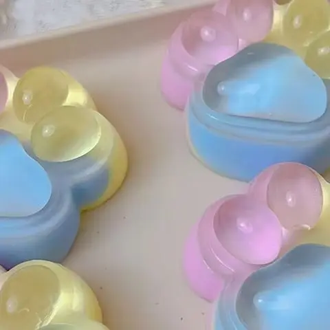 

Прекрасная цветная мягкая игрушка Kitty Paw, мягкая игрушка Mochi для снижения стресса, детская сенсорная игрушка-непоседа в подарок