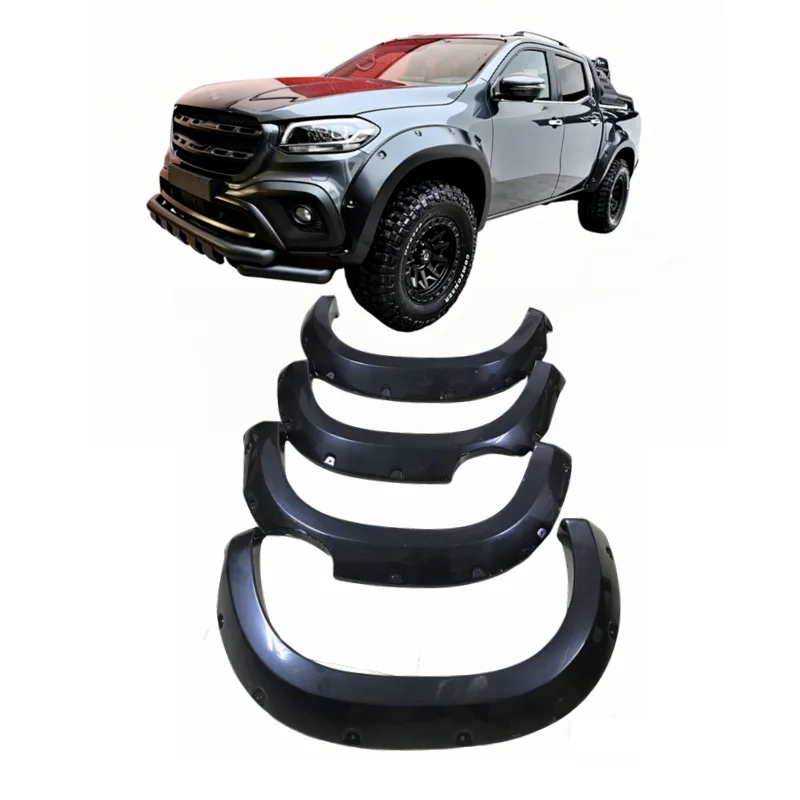 

GZDL4WD ABS 4x4 Wheel Fender Flares for X-class 2017-2020 Double/Single Fuel Tank Cut-out with 6-Month Warranty