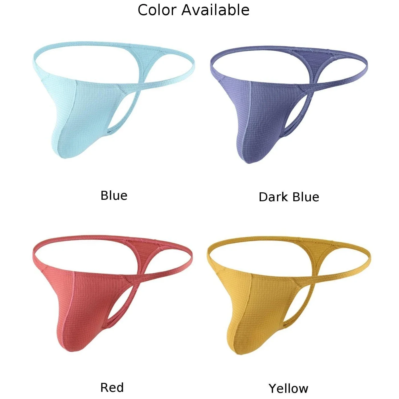 Мужские Трусы-стринги с заниженной талией, черные эластичные Трусы-стринги с карманами, нижнее белье для мужчин,