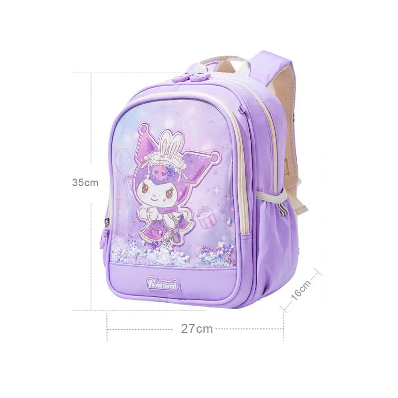 Sanrioed Anime Kuromi My Melody Cinnamoroll Pochacco Large Capacity Backpack Cute Cartoon Student Shoulder Bag Gift for Friend