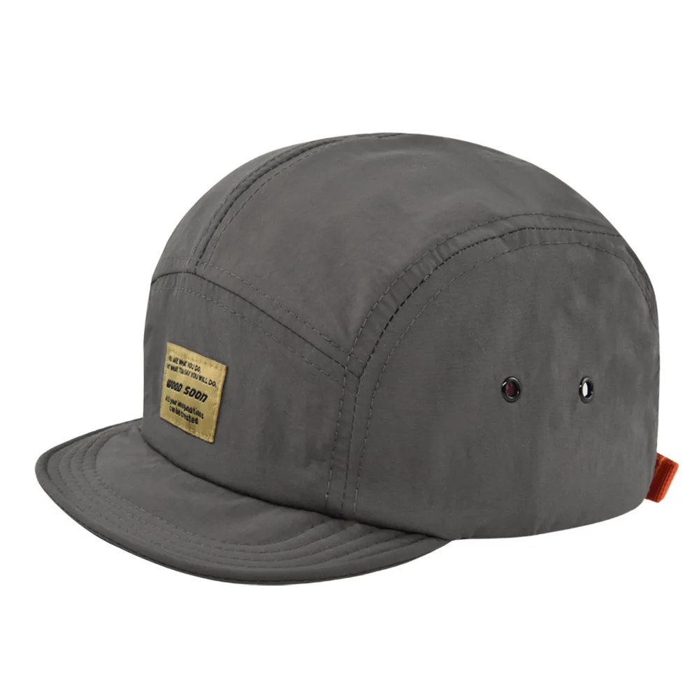 

1.96 inch Short Brim Women Men Flat Bill Hats Baseball Cap High Top End Trendy Color Style Plain Tone Baseball Cap