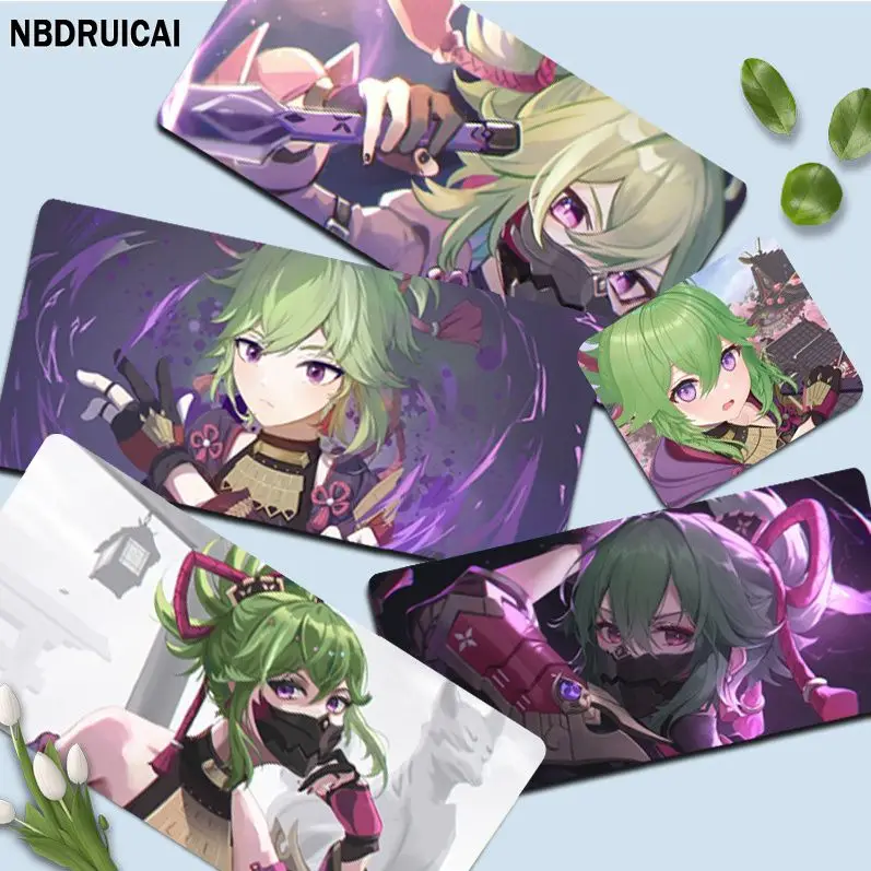 Genshin Impact Kuki Shinobu rutsch feste PC Komfort Maus matte Gaming Mouse pad Größe für Spiel Tastatur Pad für Spieler