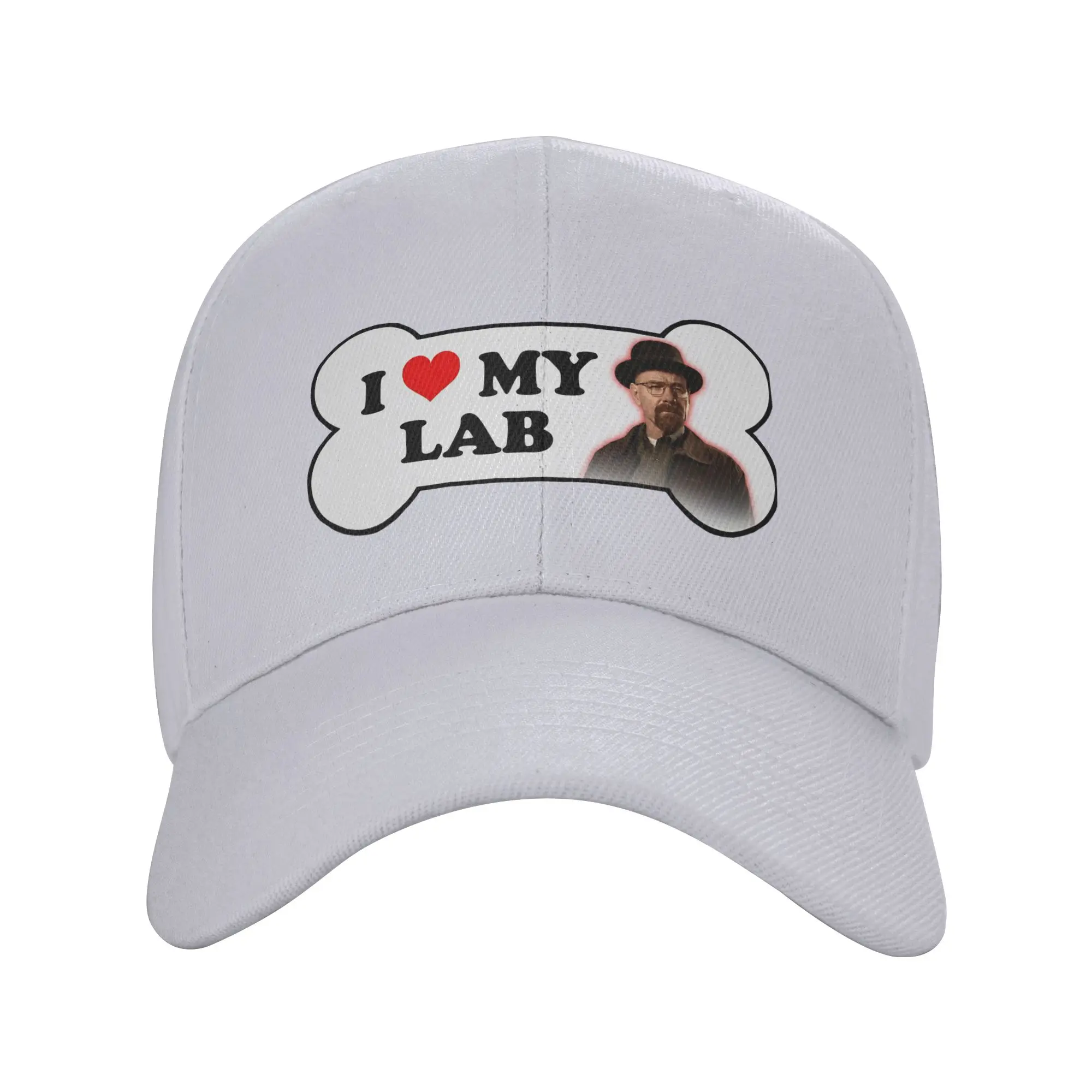 Walter White I Love My Lab Breaking Bad Sun Baseball Cap Summer Women Men  Design Trucker Hat Wholesale Casual Baseball Caps