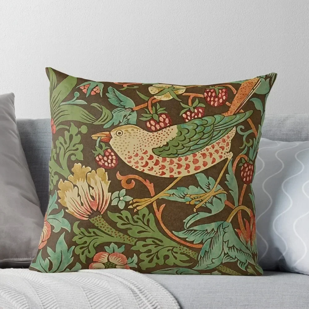 

William Morris- strawberry thief Throw Pillow Sofa Cushions Cover christmas cushions covers Christmas Pillowcase pillow