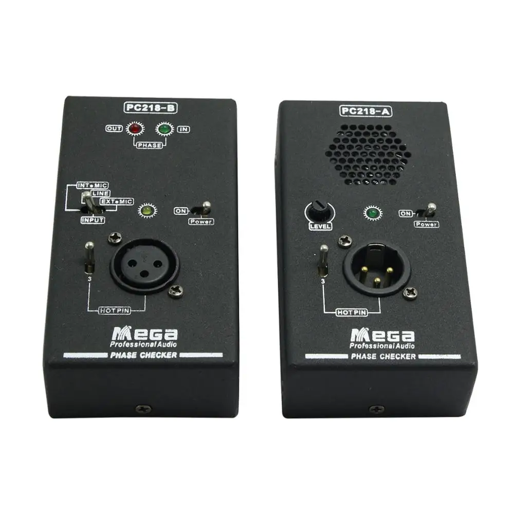 PC218 Phase Checker Detector Audio Speaker Microphone Sound Testing Polarity Tester in stock