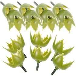 Calyxes di fiori artificiali fai da te sepali floreali fiori finti seals Base di fiori in plastica artigianato fai da te Bouquet di fiori