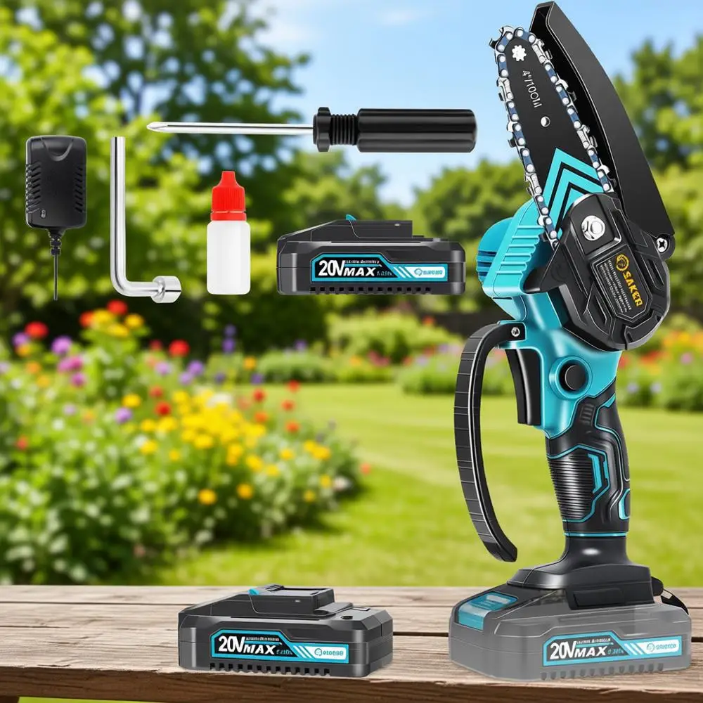 

Portable Electric Mini Chainsaw for Pruning Tree Branches - Ideal for Garden and Household Use, Perfect Valentine's Day Gift