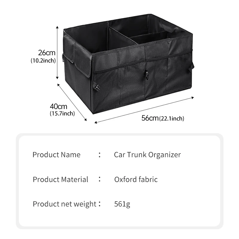 Car Storage Box Trunk Eco-Friendly Super Durable Collapsible For Lada Vesta Granta Vesta Niva 4X4 Largus Vaz Samara 2110