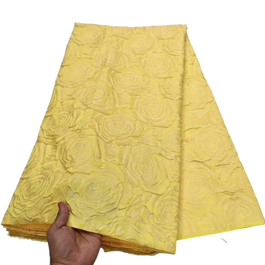 

Новая африканская жаккардовая кружевная ткань 2025 Lafest, французская нигерийская жаккардовая кружевная сетка для вышивки, свадебное платье невесты, шитье