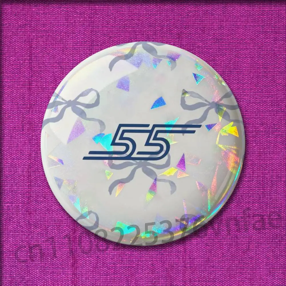 C-Carlos Sainz Smooth Operator Badges 32mm 25mm 44mm 75mm 58mm Round Pin Brooch Hat Cap Souvenir Cosplay Gift Decorations