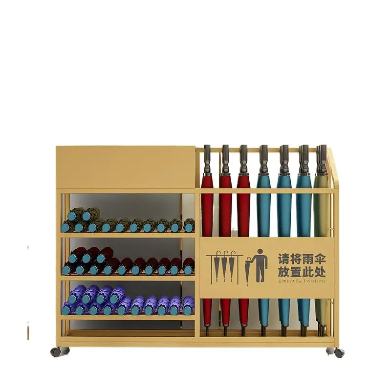 Umbrella rack storage at the entrance of the company Umbrella hotel lobby commercial large-capacity storage