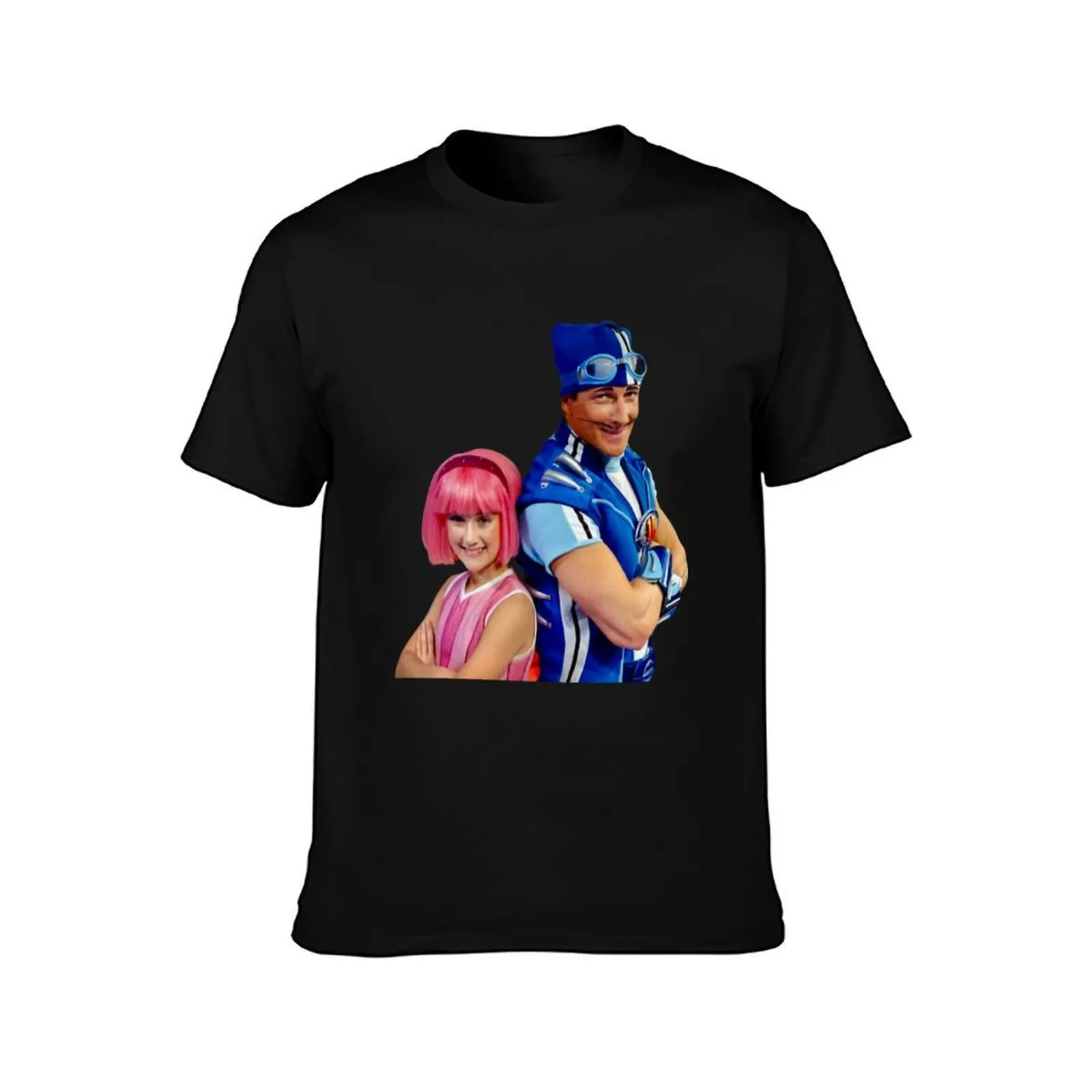 LazyTown Stephanie _amp_ Sportacus Duo Design T-Shirt t shirt custom print T-Shirt