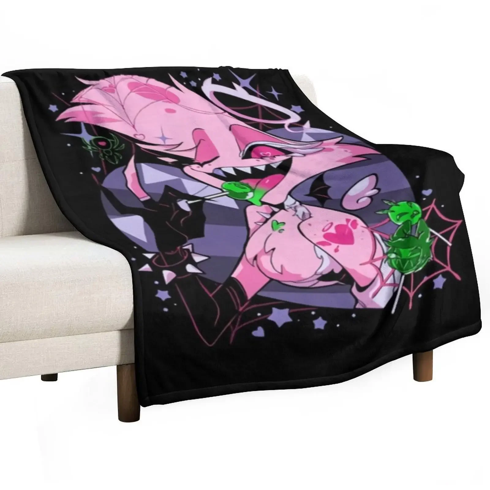 

Angel Dusts Tricks and Treats Throw Blanket halloween Beautifuls Loose cosplay anime Blankets