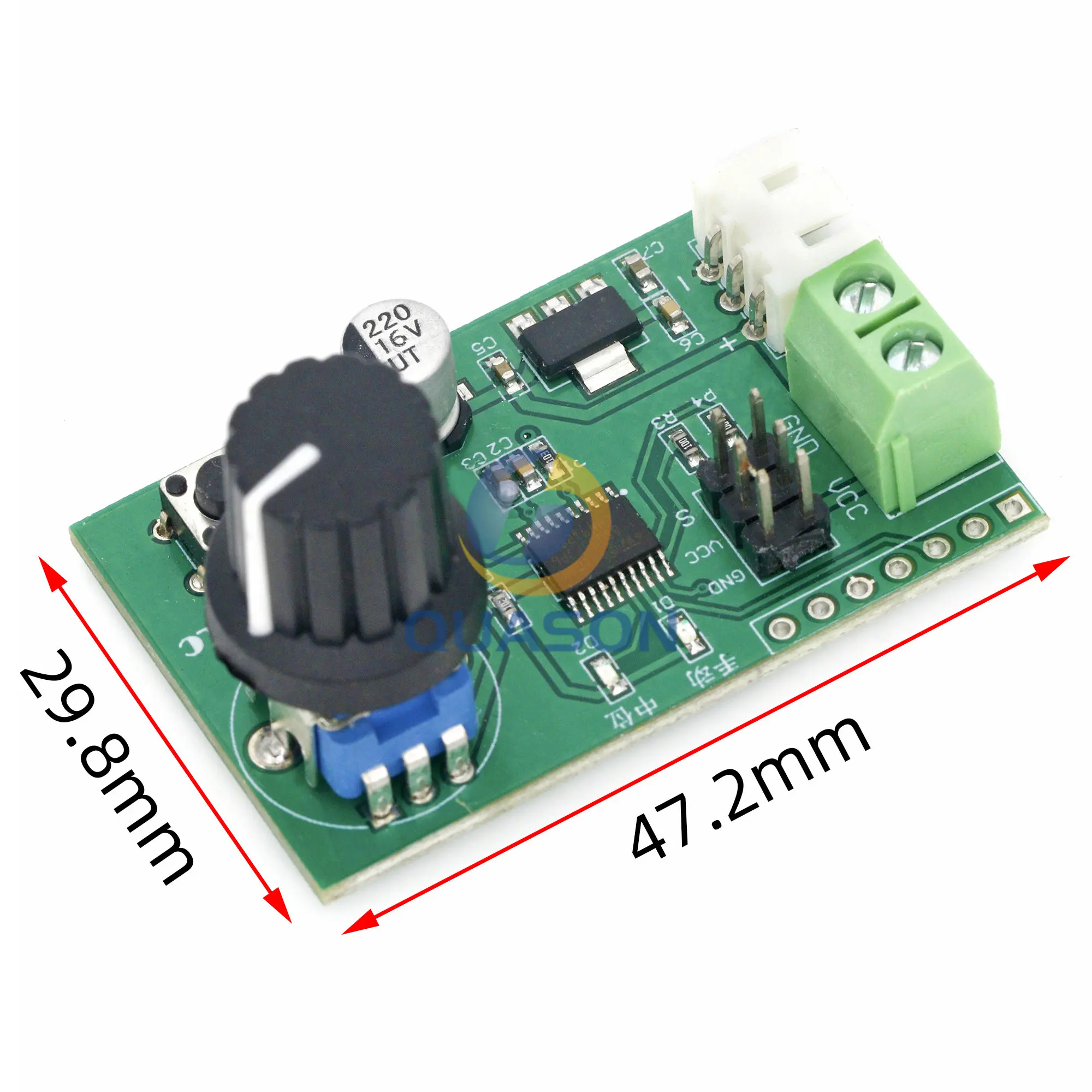 MG995 MG996 SG90 Dual Channel Servos Adjustable Knob Serial Control Board Switch 8-Bit MCU Steering Gear Debugging Module