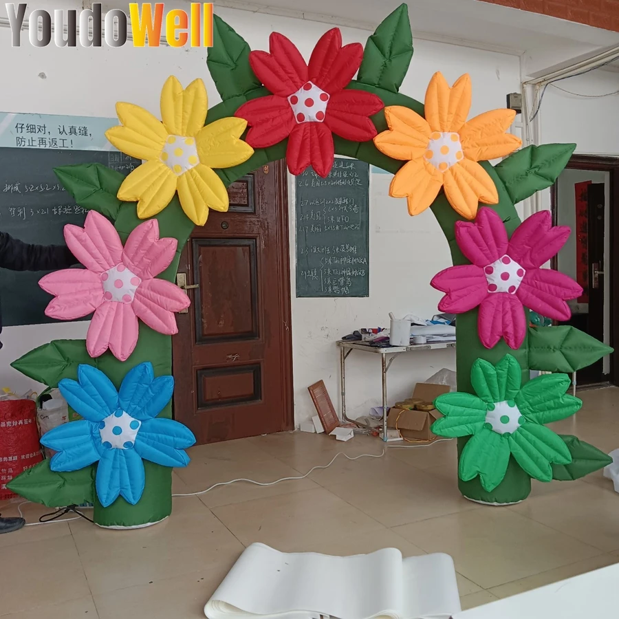 

Inflatable Flowers Arch Elastic Flower Arches Are Used For Activities To Rent Commercial Advertising Activities